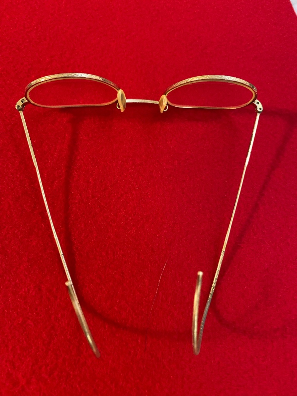 Vintage gold plated eyeglasses - Picture 6 of 7